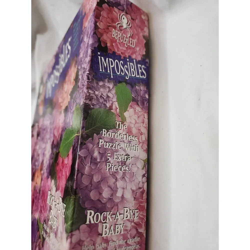1995 BEPUZZLED Impossibles Puzzle Rock-A-Bye Baby – Anne Geddes 750+5 Pieces